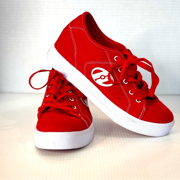 Heelys Other - Heelys Mens Pro 20 HES10456 Red Roller Skate Shoes Lace Up Low Top Size 7